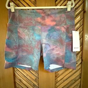NWT Lululemon (14) Fast and Free HR 6” athletic running short bike short pockets